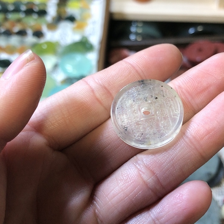 岫玉岫玉挂件未镶嵌