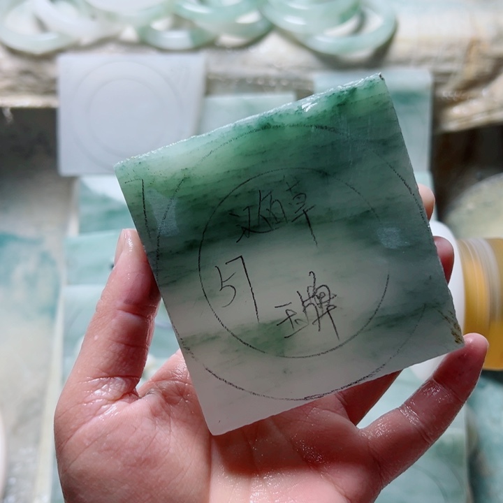 汉***)定制石英质玉（天山翠）定制款57