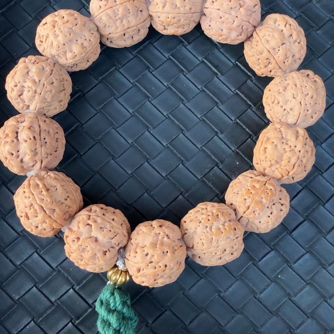 手串金刚菩提20金刚菩提五瓣莲花双龙爆肉手串给手套给刷子