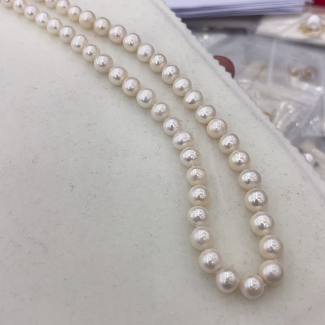 淡水珍珠颈饰合金502