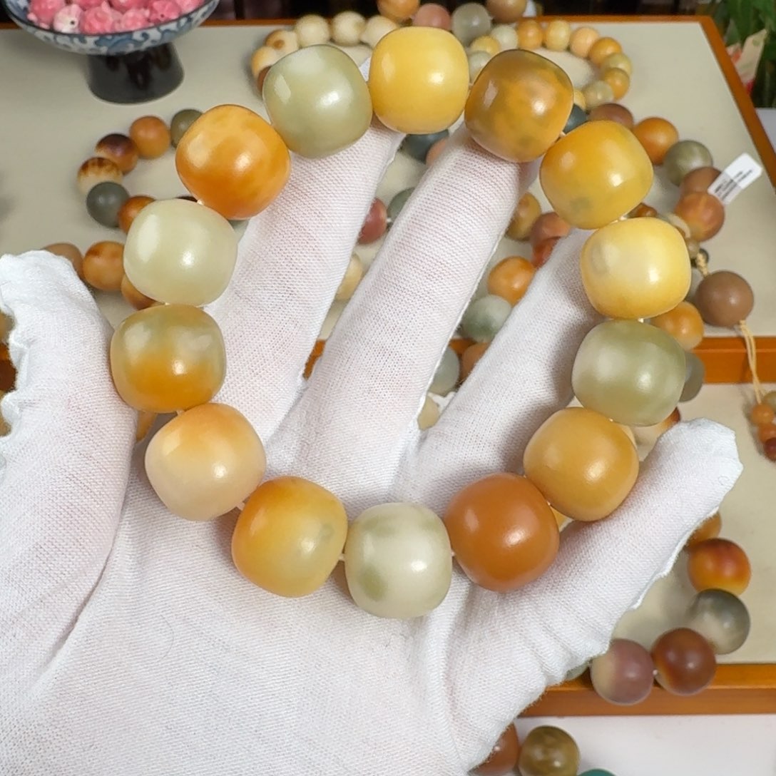 白玉菩提吊坠微全单圈