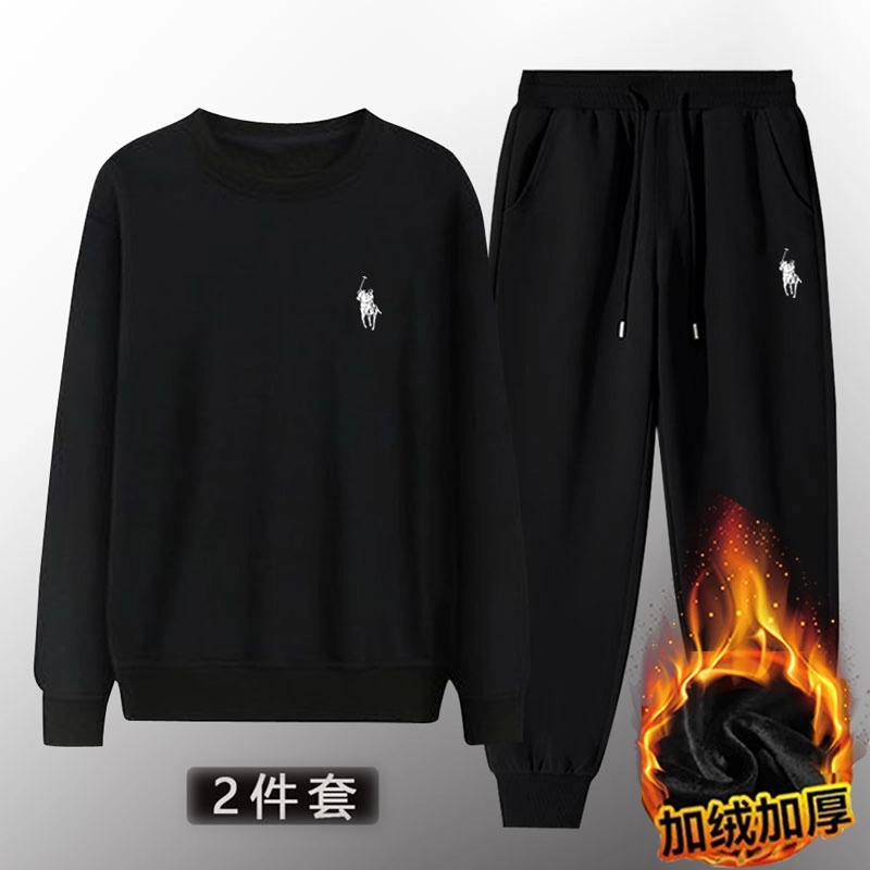 2025《卫衣+长裤》秋冬季上新男女同款休闲套装男士宽松运动一套装1