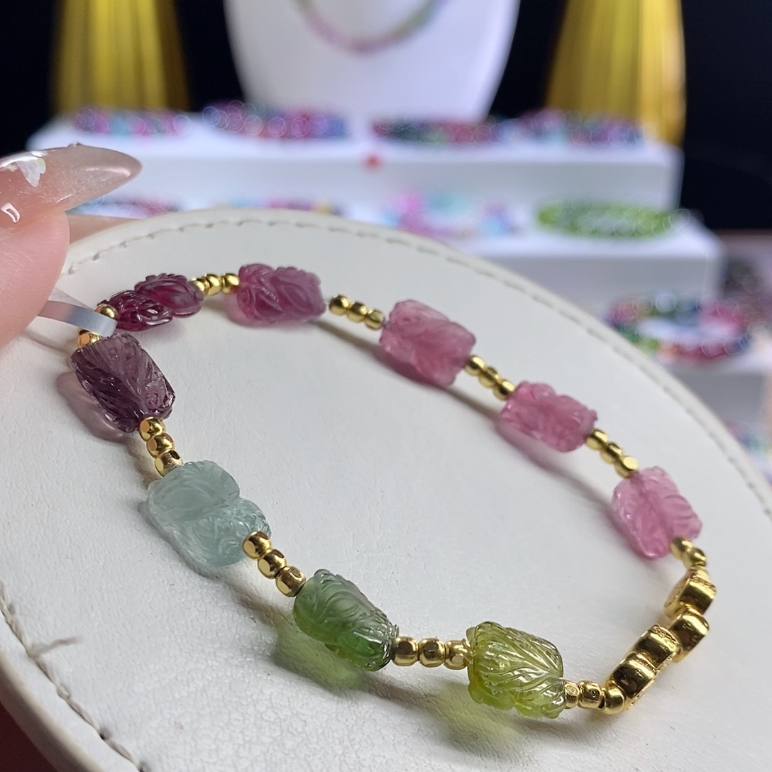 未镶嵌手链碧玺狐狸