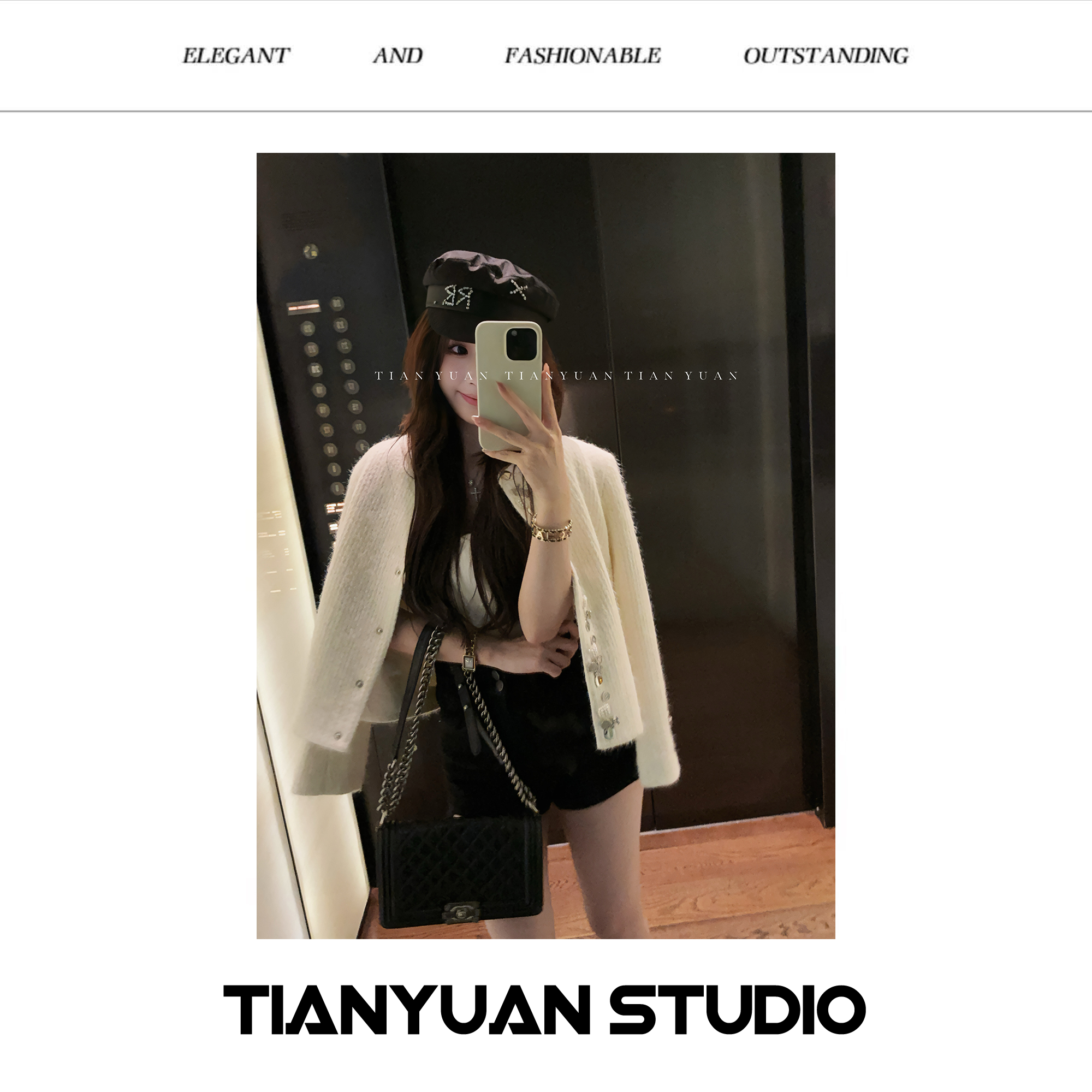 安淇儿●【米兰时光】外套预（不带胸针）JJQ4WT5297