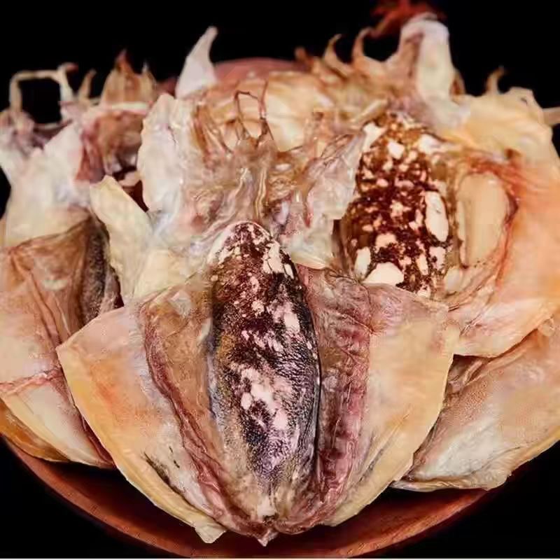 福建东山当季本港渔民精品吊晒小墨鱼干约8-12只/500克