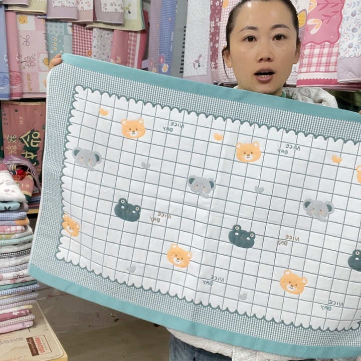 棉特价绿色小白熊