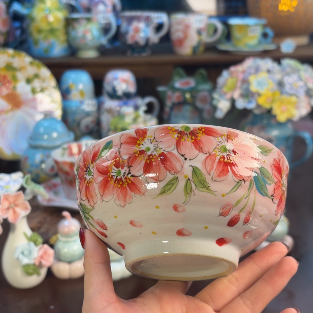 景德镇手绘高温釉下彩陶瓷茶具