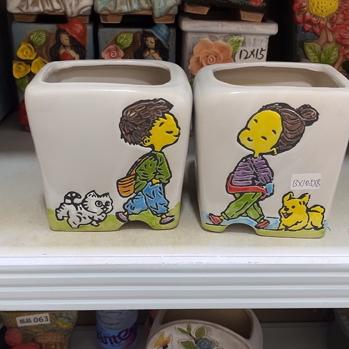 粗陶材质多肉花盆