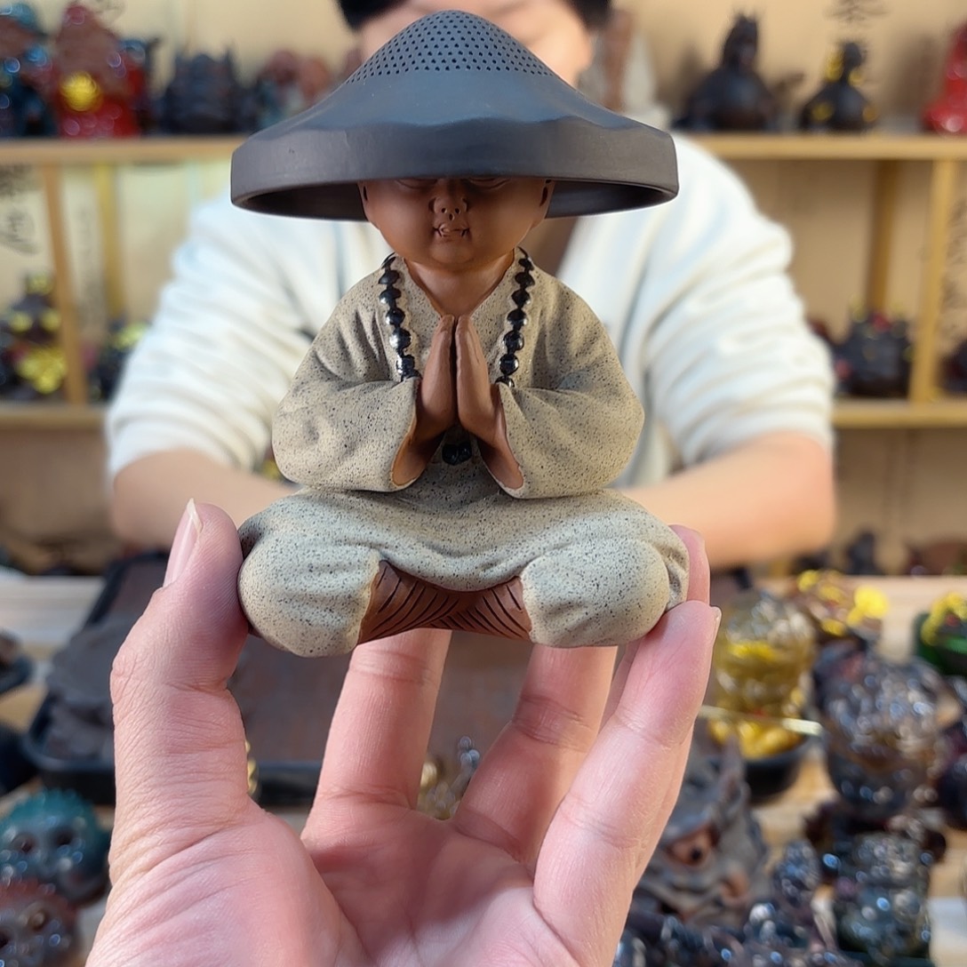 茶宠紫砂紫陶树脂茶宠摆件