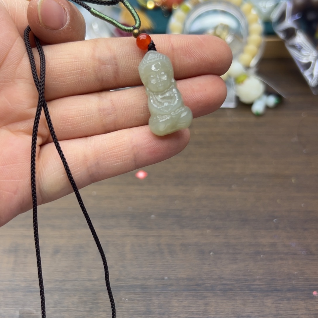 和田玉未镶嵌颈饰795