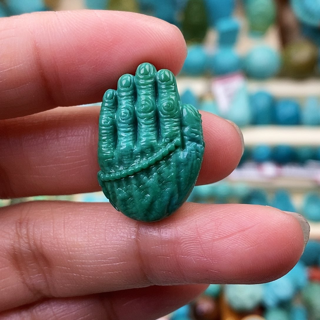 未镶嵌绿松石珠宝奇石