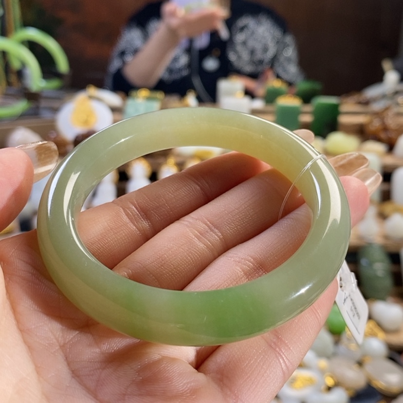 【闪购商品】和田玉手镯53.9未镶嵌