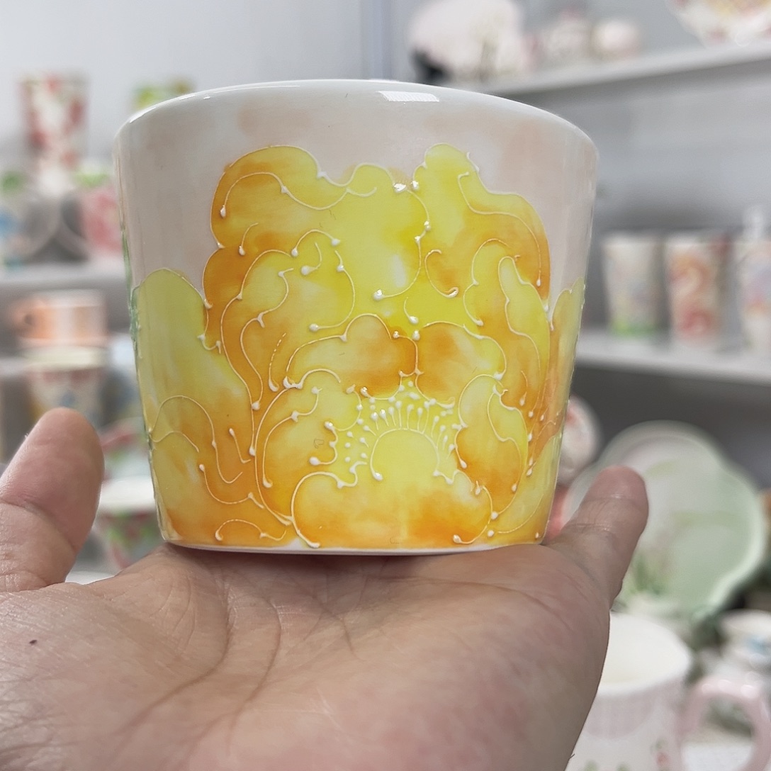 手绘高温釉下彩陶瓷