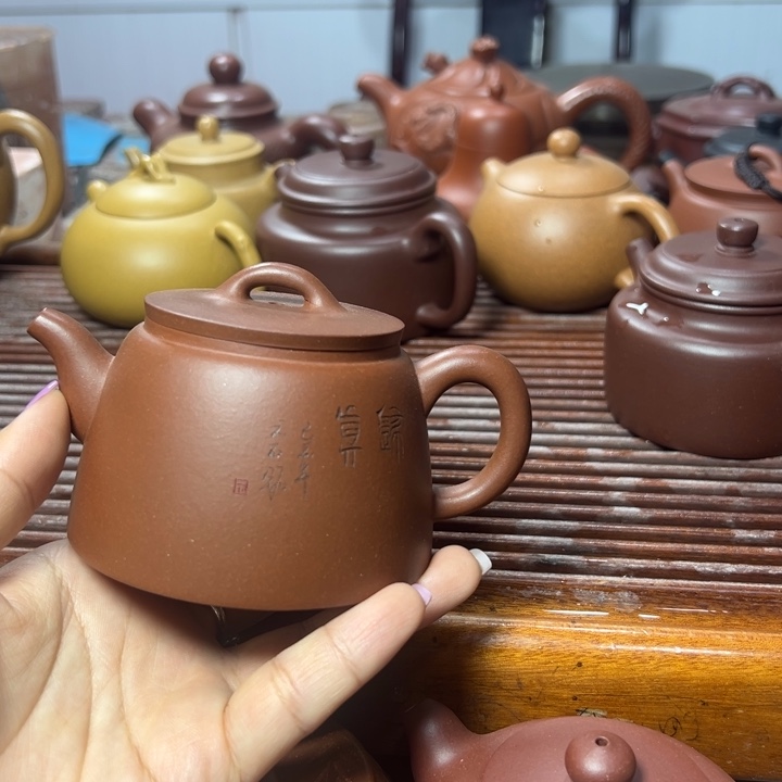 茶壶紫砂紫砂微瑕