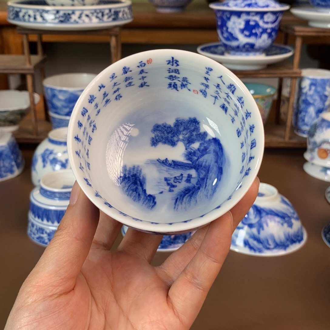 景德镇陶瓷手工手绘