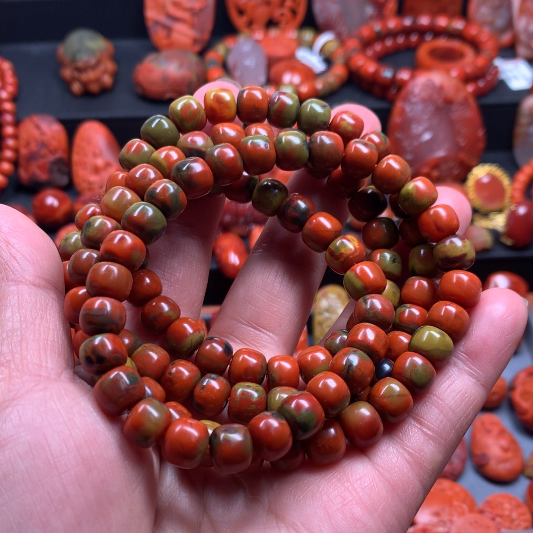南红玛瑙多圈手链8.8mm未镶嵌