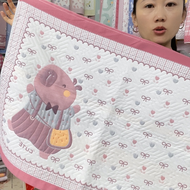 棉特价促销粉色快乐熊