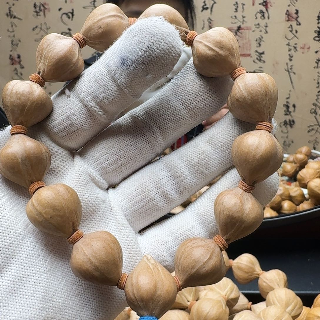 橄榄核手串蒜头核