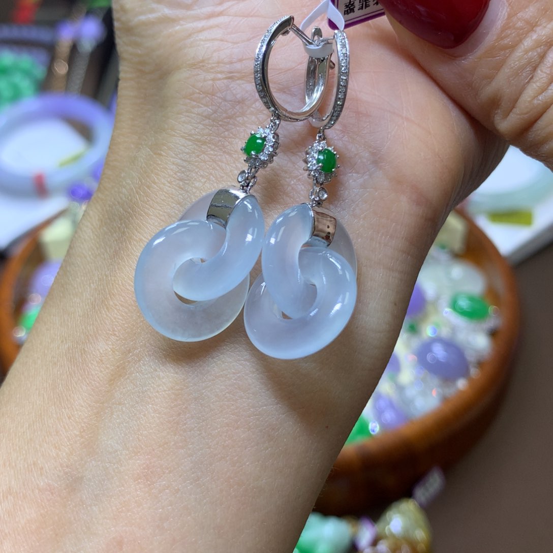 【闪购商品】翡翠颈饰18K金镶嵌翡翠