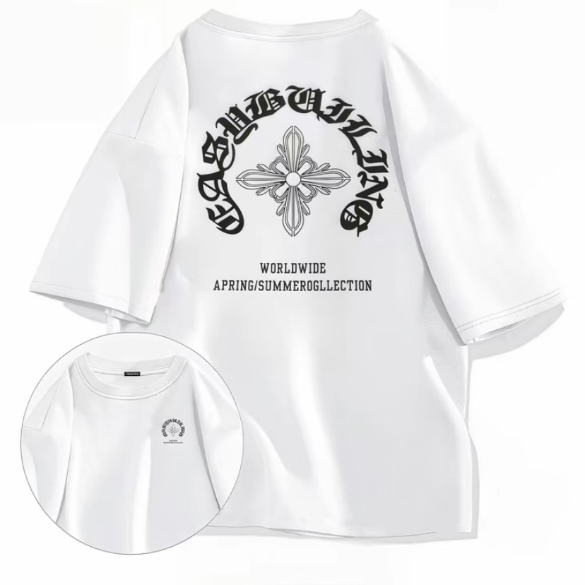 【一折粉丝福利】潮牌短袖T恤时尚休闲夏季男女同款