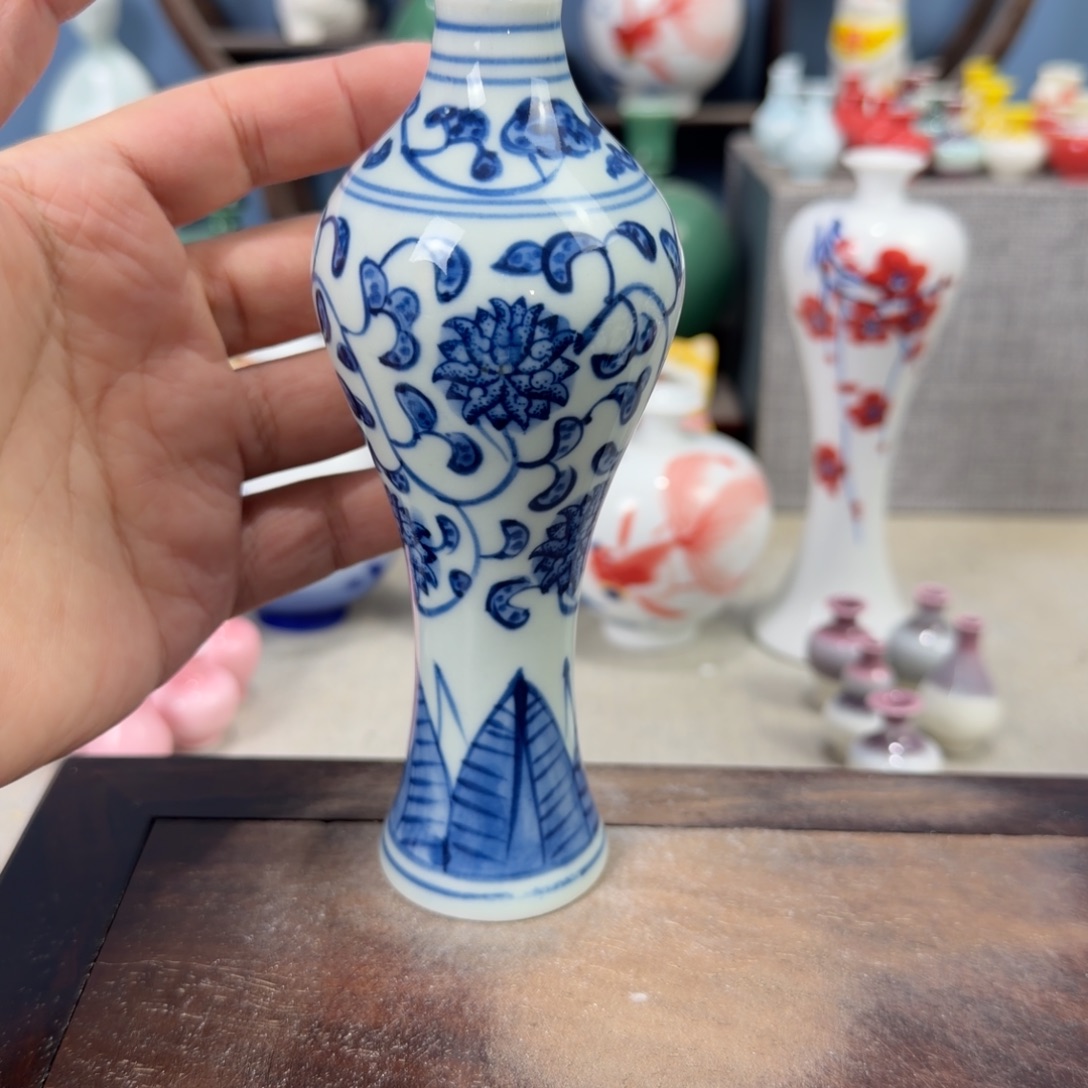 陶瓷手工小花器摆件