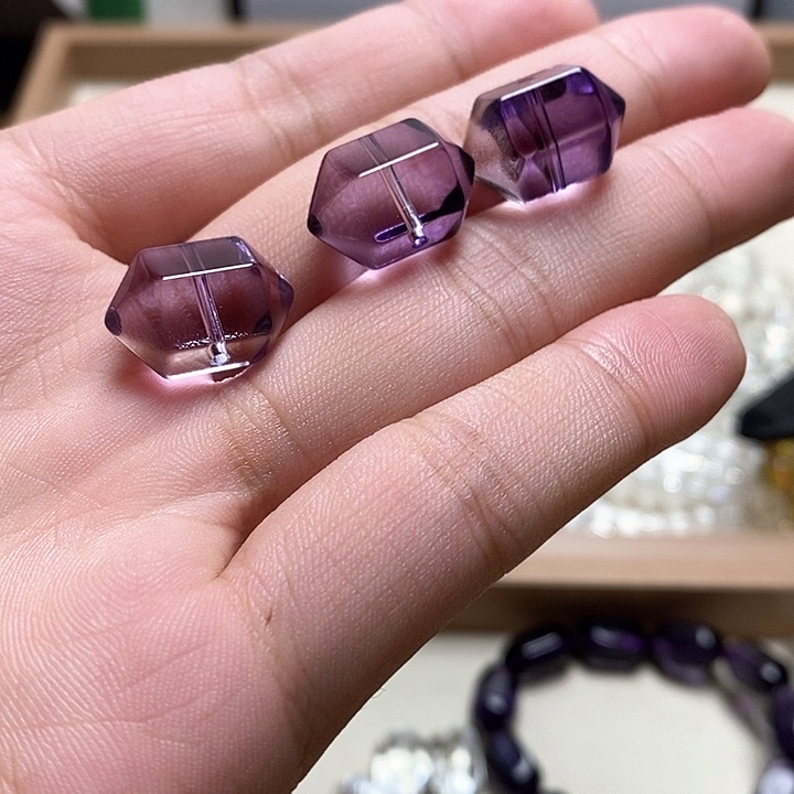 非金属无卡19mm紫双尖