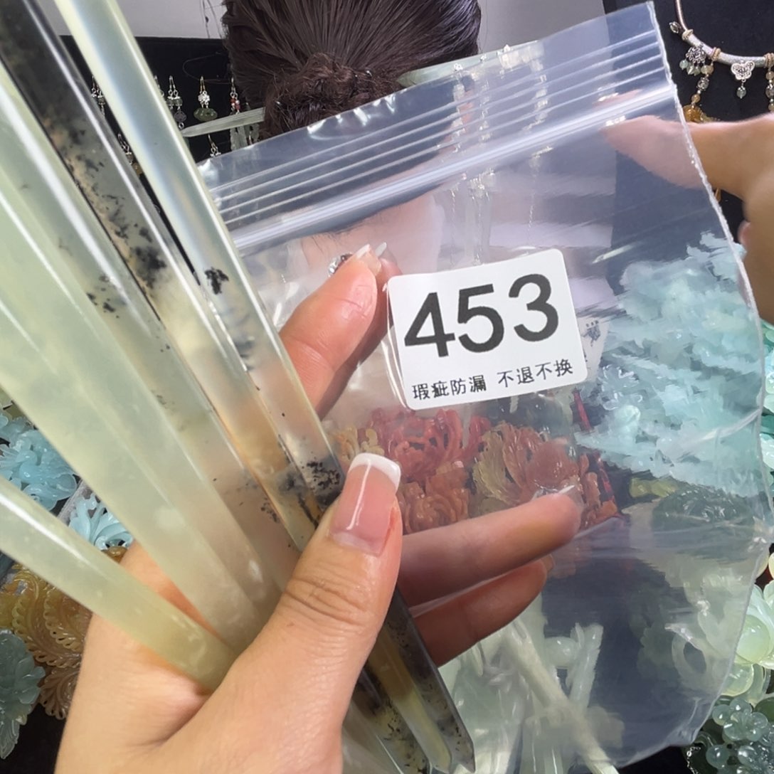 未镶嵌岫玉发饰傻*晴