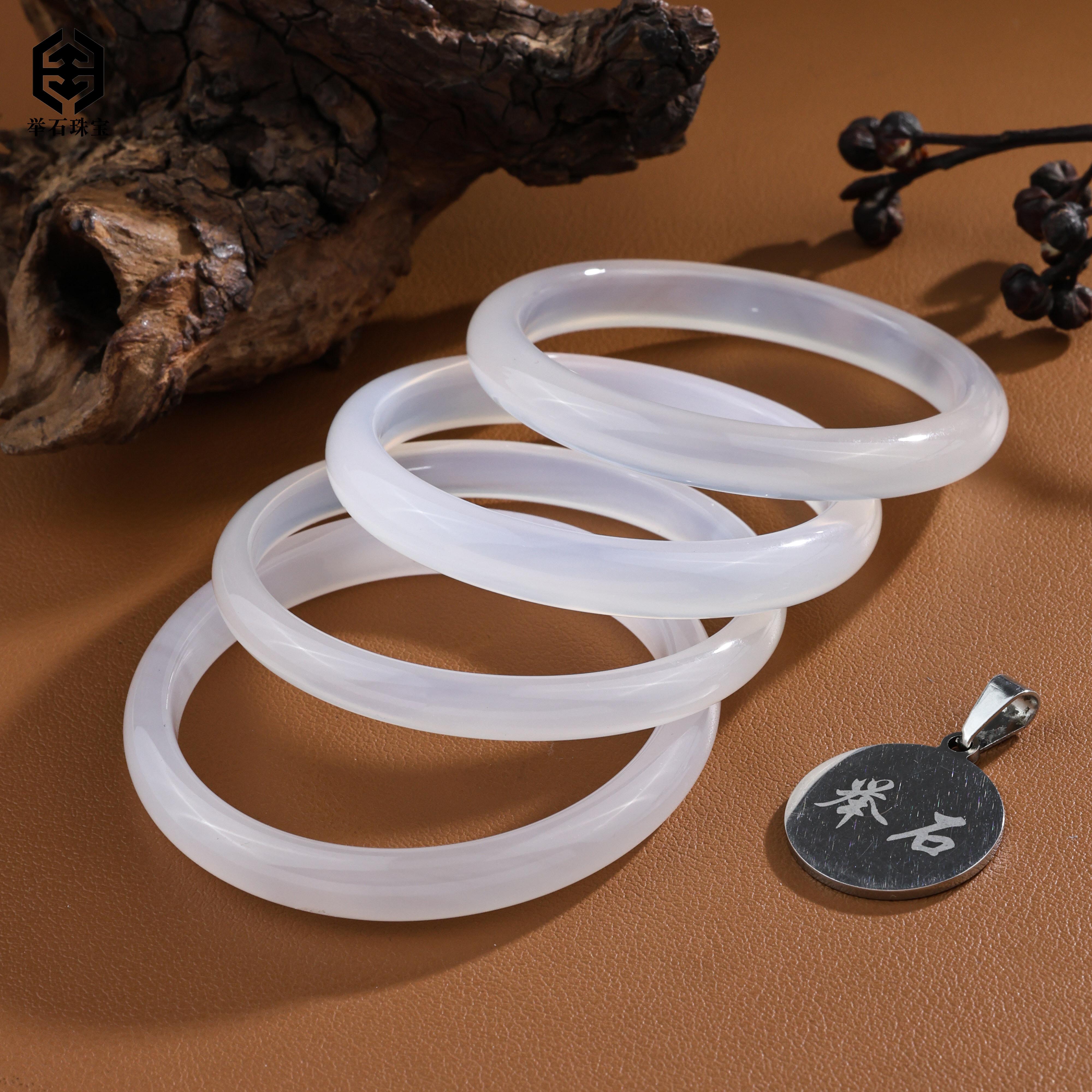 【举石珠宝】T1207-1378-99玛瑙手镯（一件/圈口自选/多样性发）M