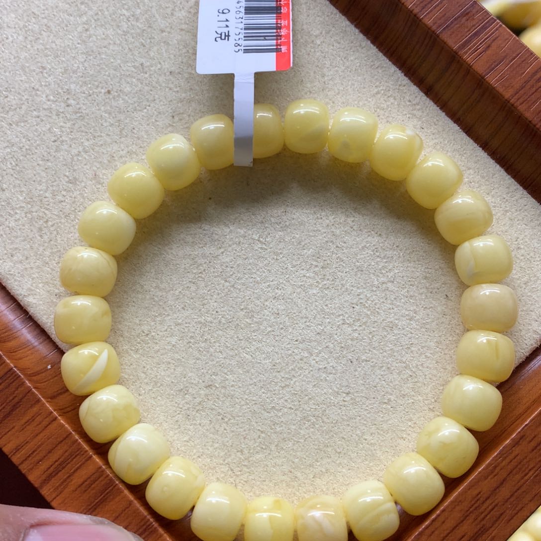 蜜蜡手链未镶嵌蜜蜡