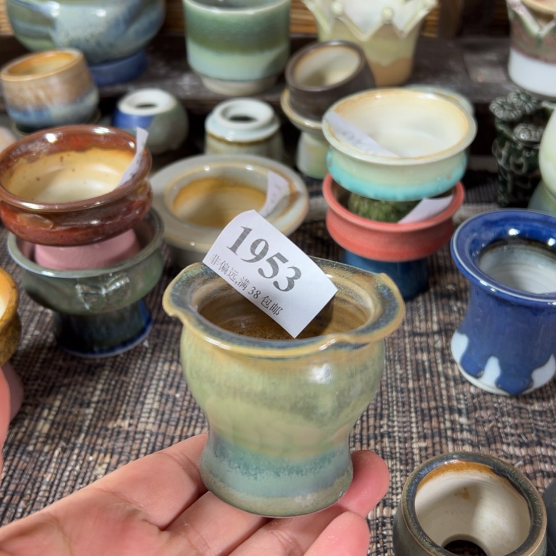 红陶景德镇手工花盆