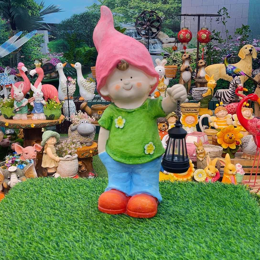 红陶花园庭院摆件