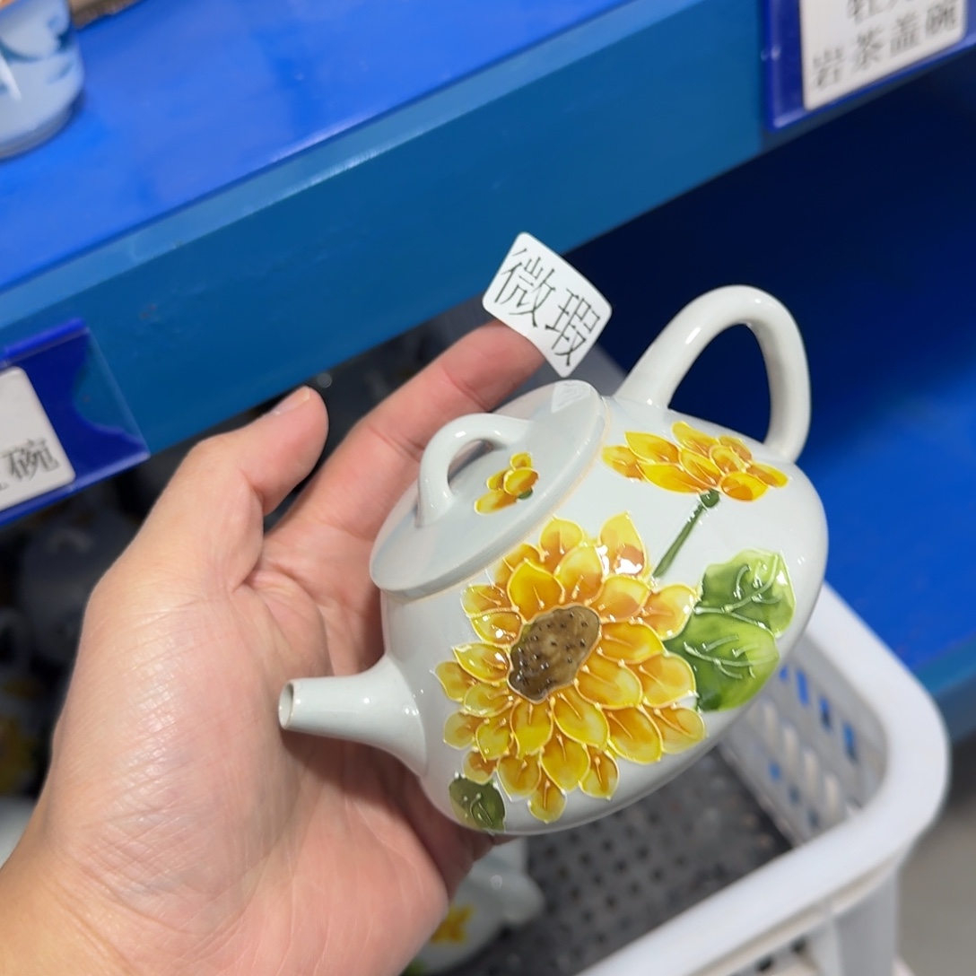 釉下彩纯手绘微瑕