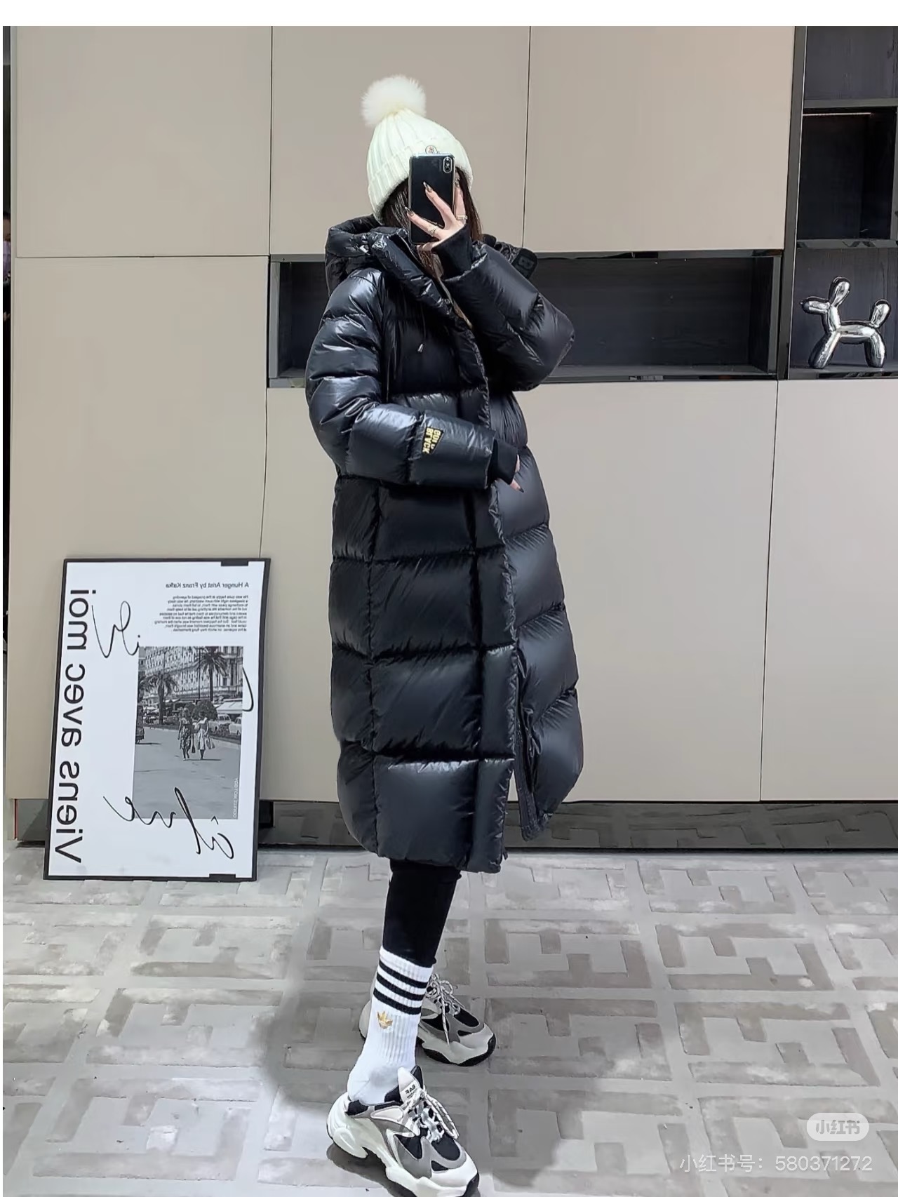 【不露脸老板】【男女同款】【90鹅绒服】长款百搭宽松羽绒服品质连帽