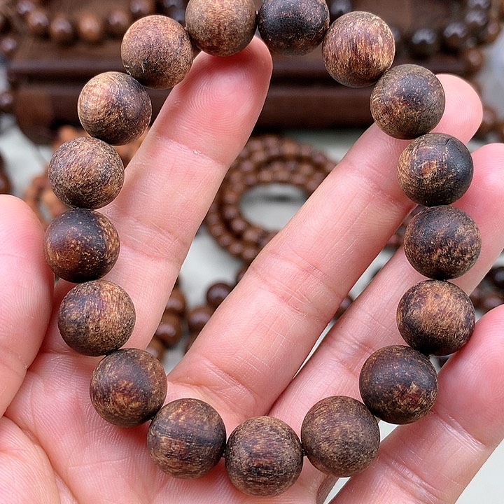 【闪购商品】贡木其他印贡黑油1.2火焰龙粗磨