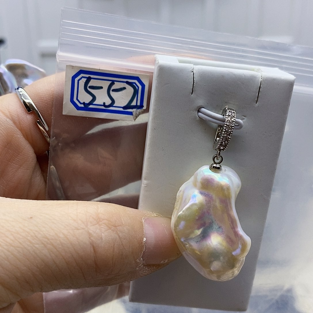 颈饰合金淡水珍珠