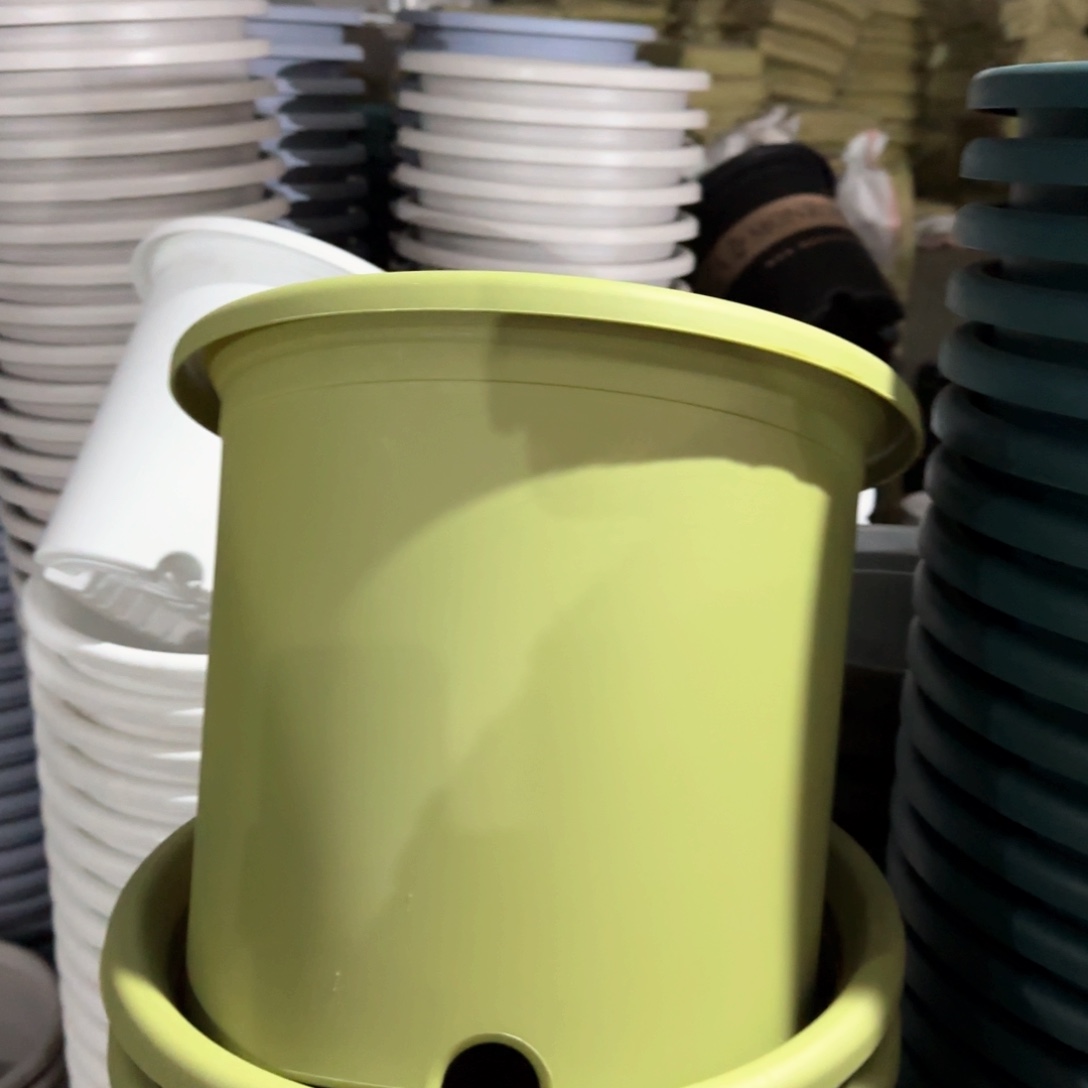 树脂四季盆6#无拖果绿微瑕7