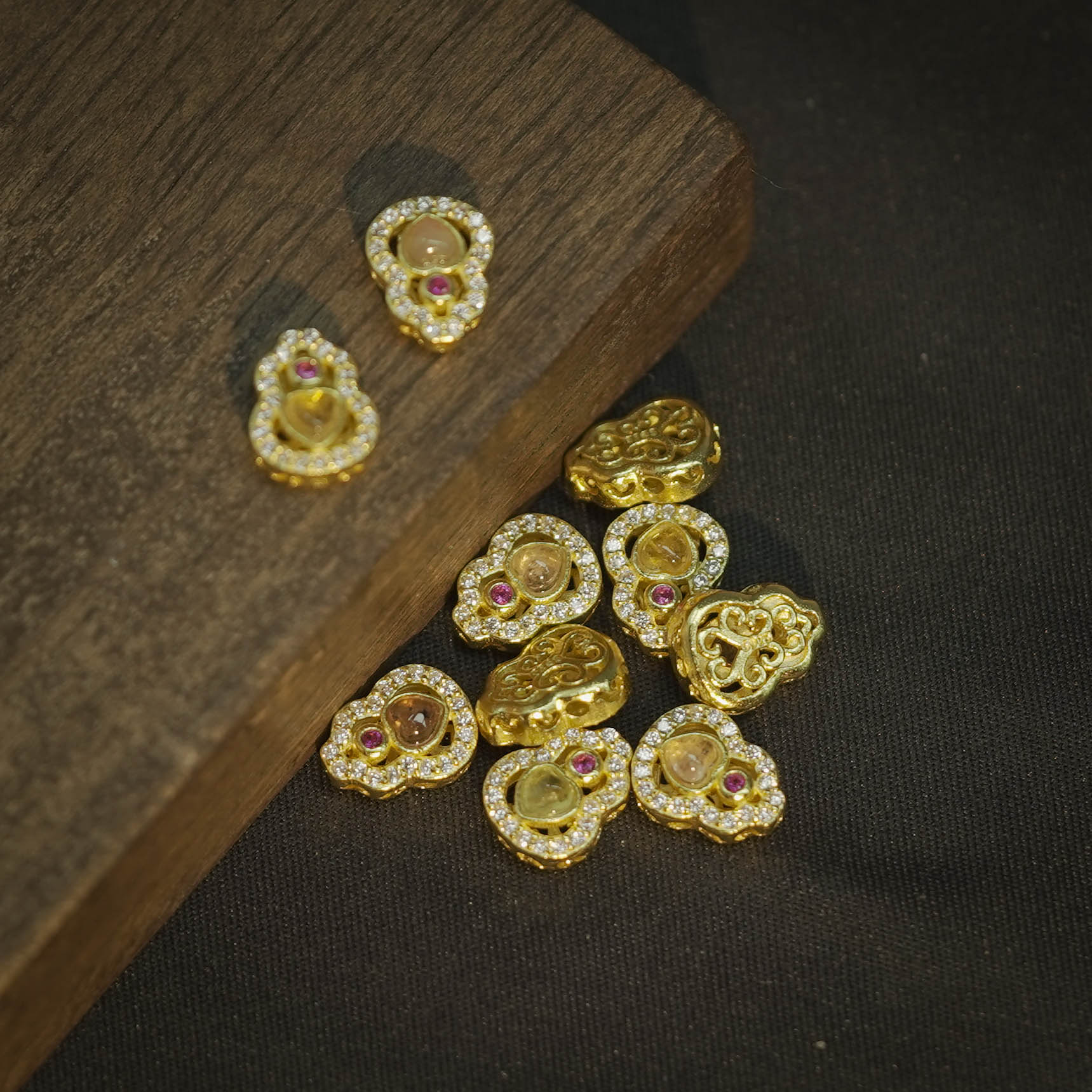 925银银制品  【发1颗】银饰散珠DIY文玩珠宝PJ145