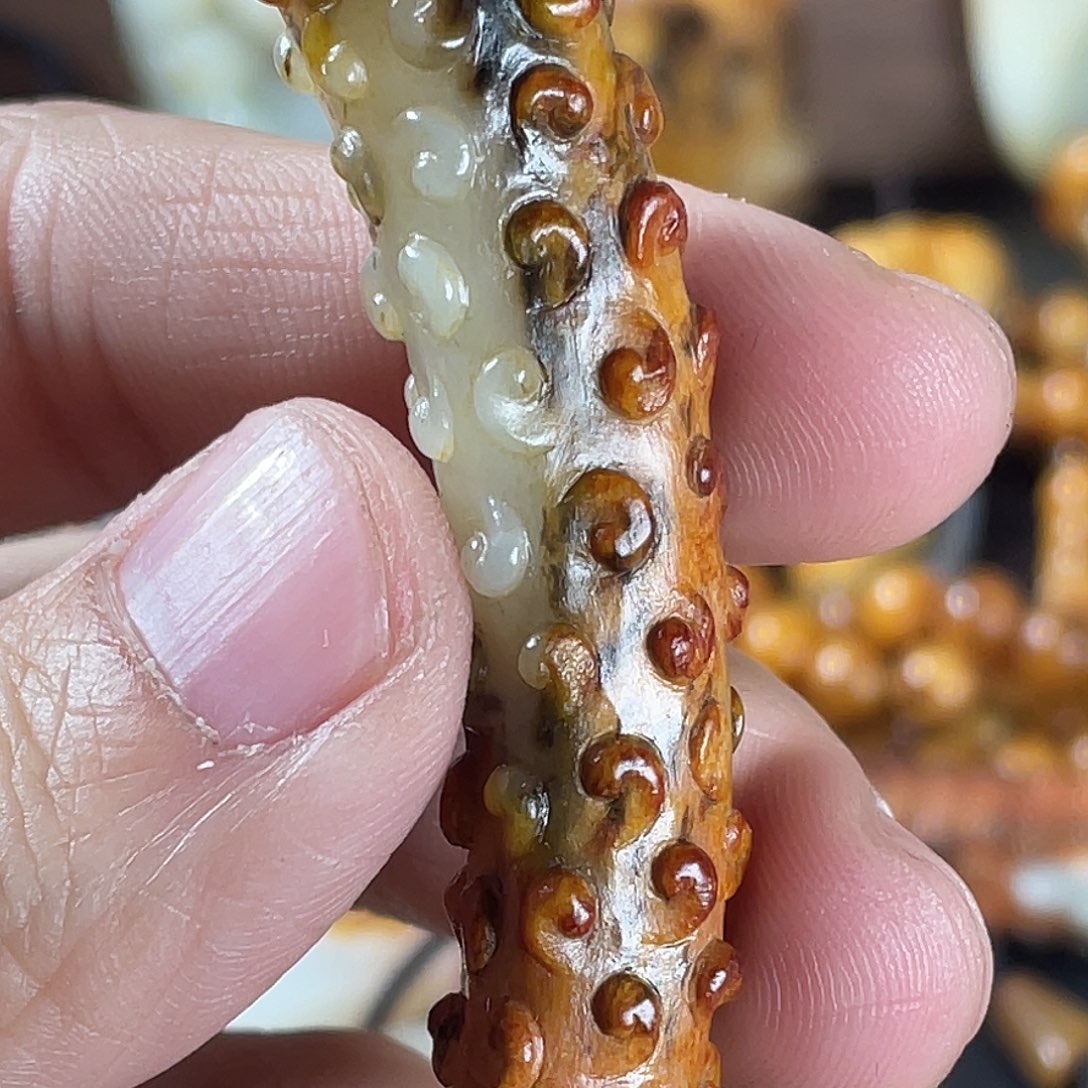 和田玉颈饰未镶嵌静**我