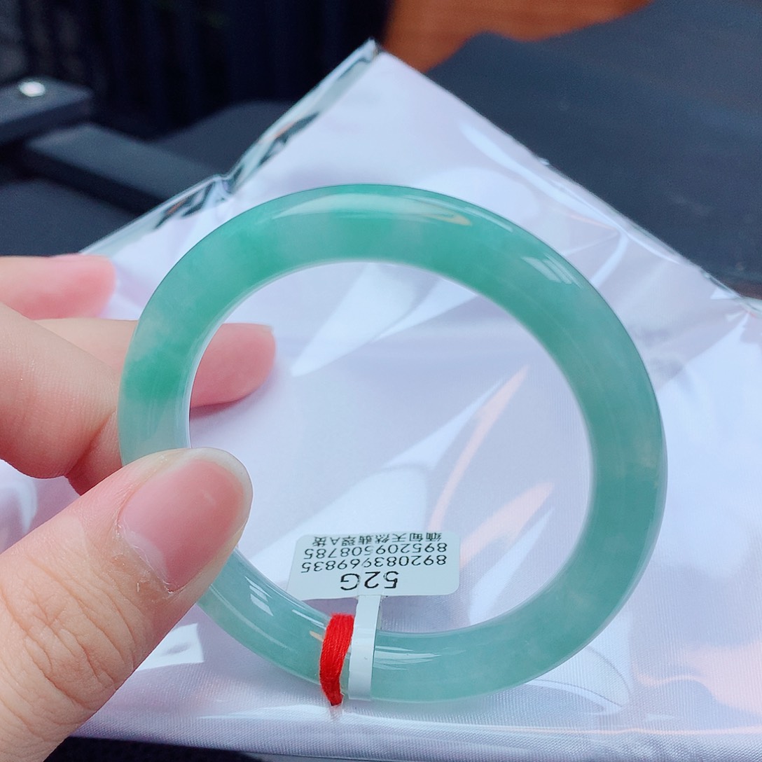 翡翠手镯未镶嵌天然缅甸翡翠A货手镯