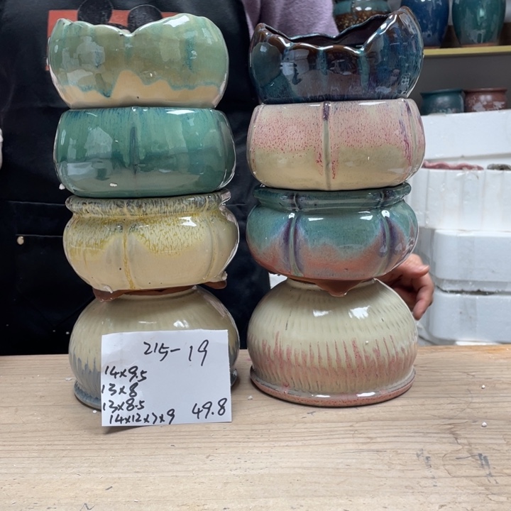 紫砂花盆多肉花盆微瑕19