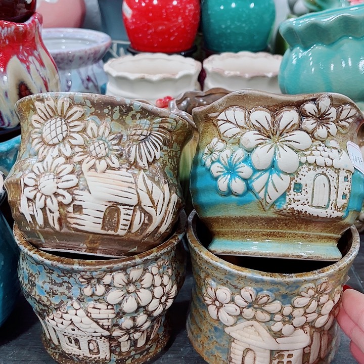 多肉陶瓷花盆满10元包邮