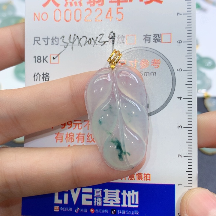 翡翠颈饰未镶嵌小*?吊坠