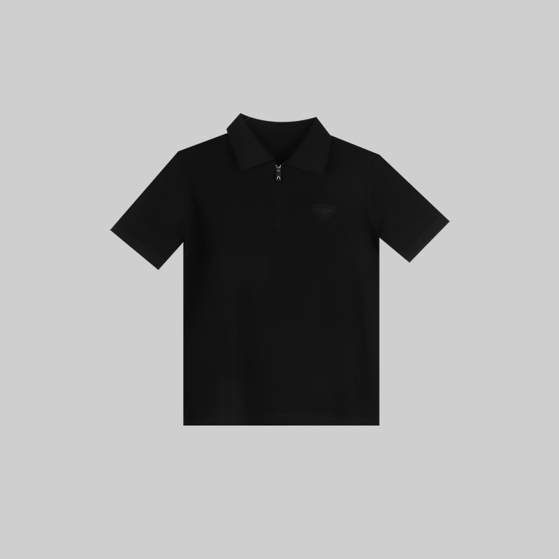 三角标针织百搭男士POLO衫