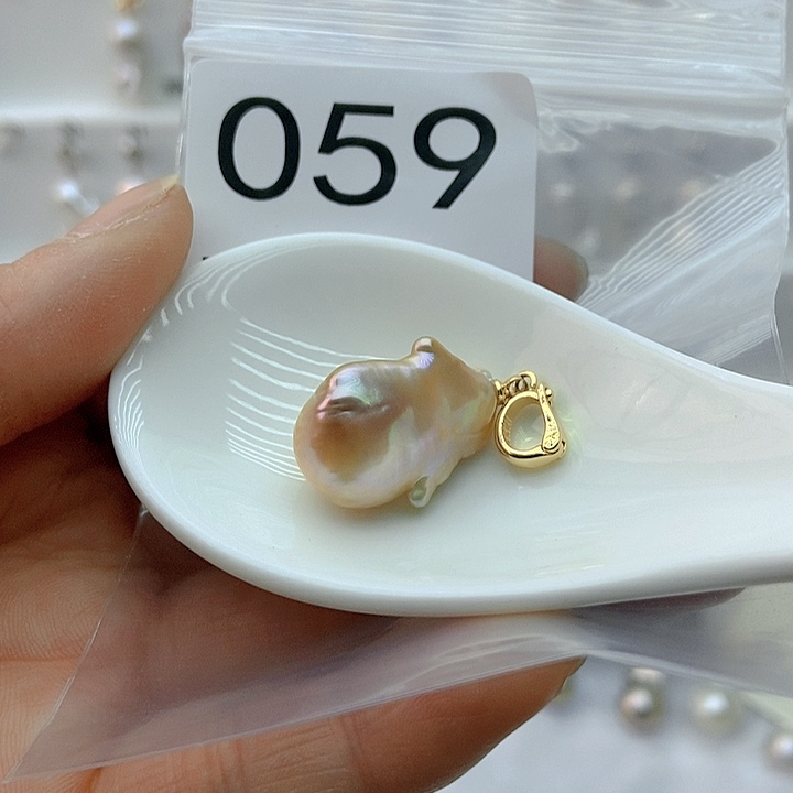 淡水珍珠颈饰银S925镶嵌