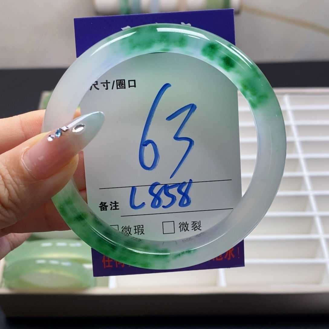 李***旋蛇纹石玉未镶嵌手镯