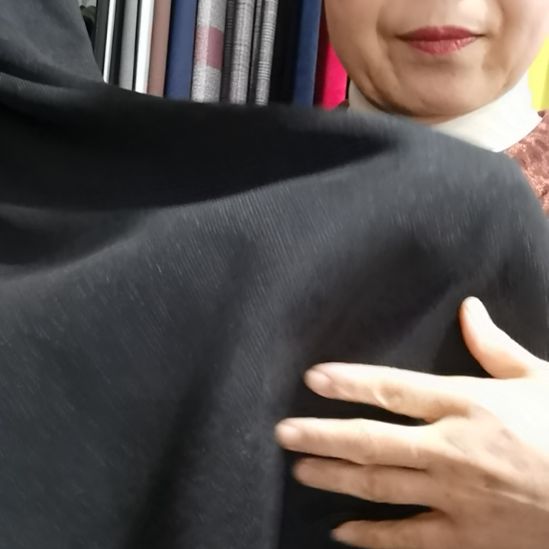 水洗羊绒牙签黑灰1.1米