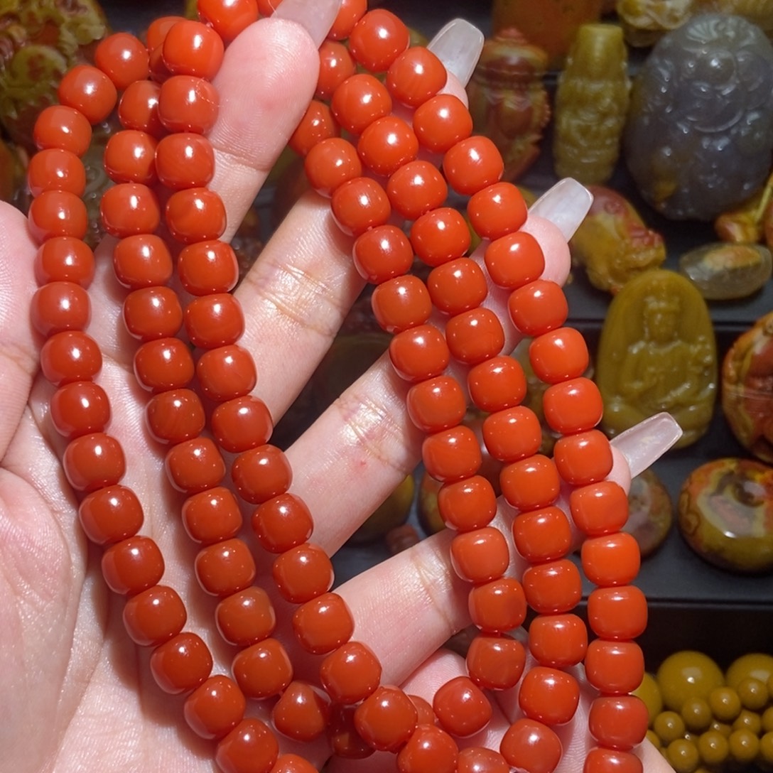 卢***煊玛瑙/玉髓未镶嵌手串