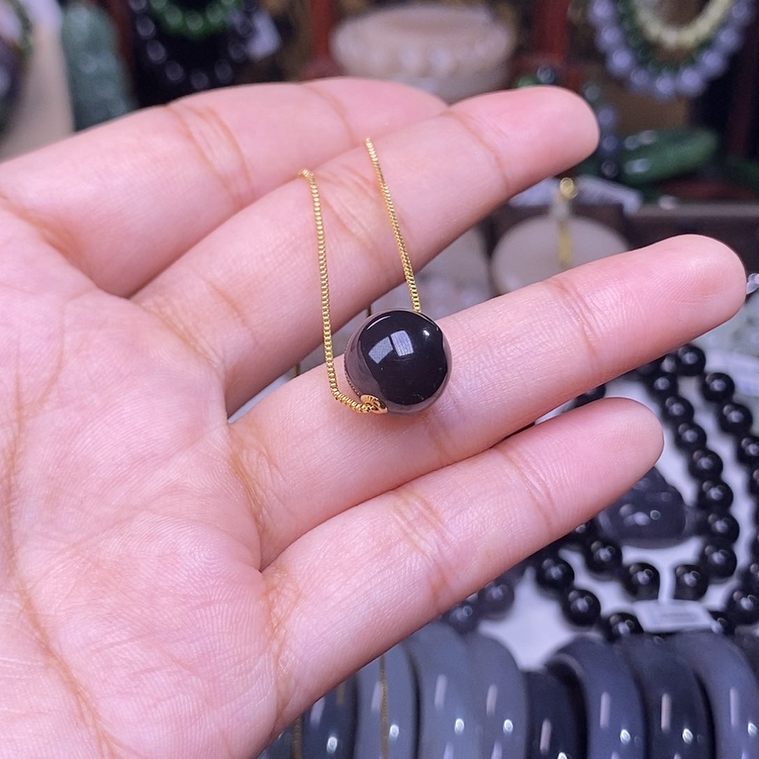 和田玉烟紫帝王紫金镶路路通未镶嵌