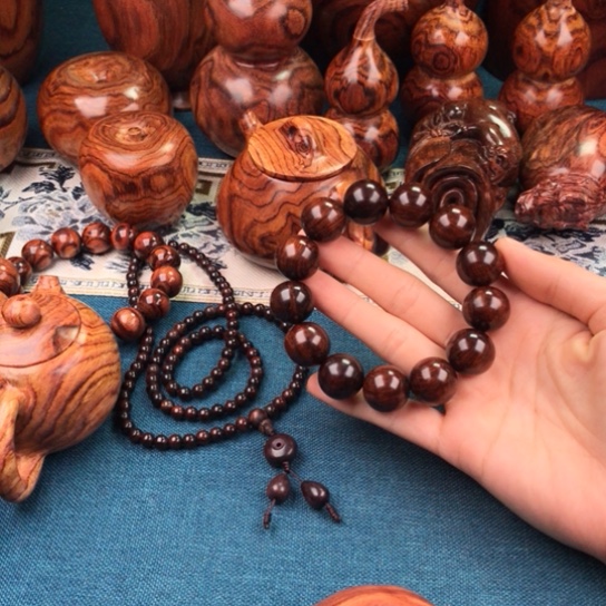 百***者手串/手链黄花梨/降香黄檀