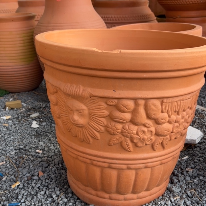 45×44 高温加厚红陶磕碰